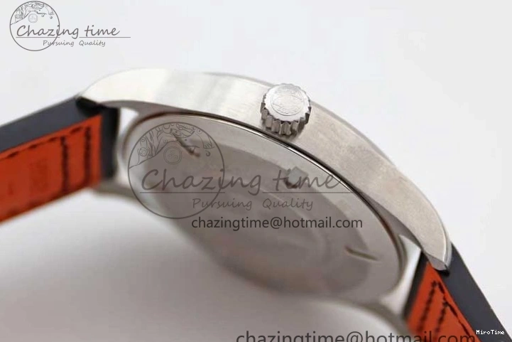 MIROTIME 0421 Vibrant Mark XVIII IW327001 SS M+F 1:1 Best Edition Black Dial on Black Leather Strap A 7055